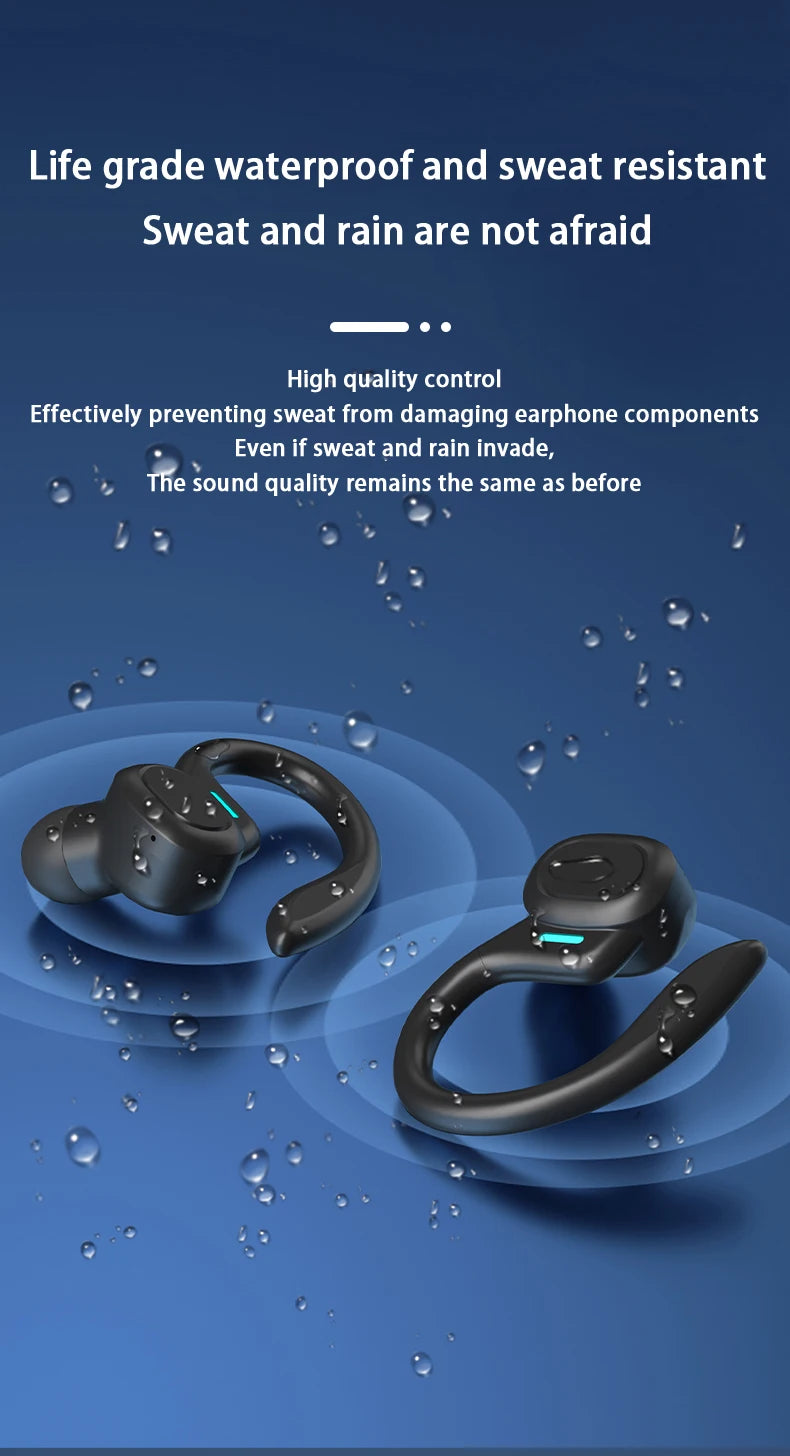 Wireless Earphones Sport Ear Hook, Waterproof