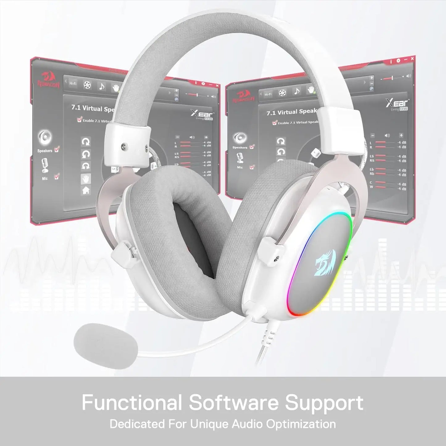Wired Backlit Gaming Headset 7.1 Surround Sound