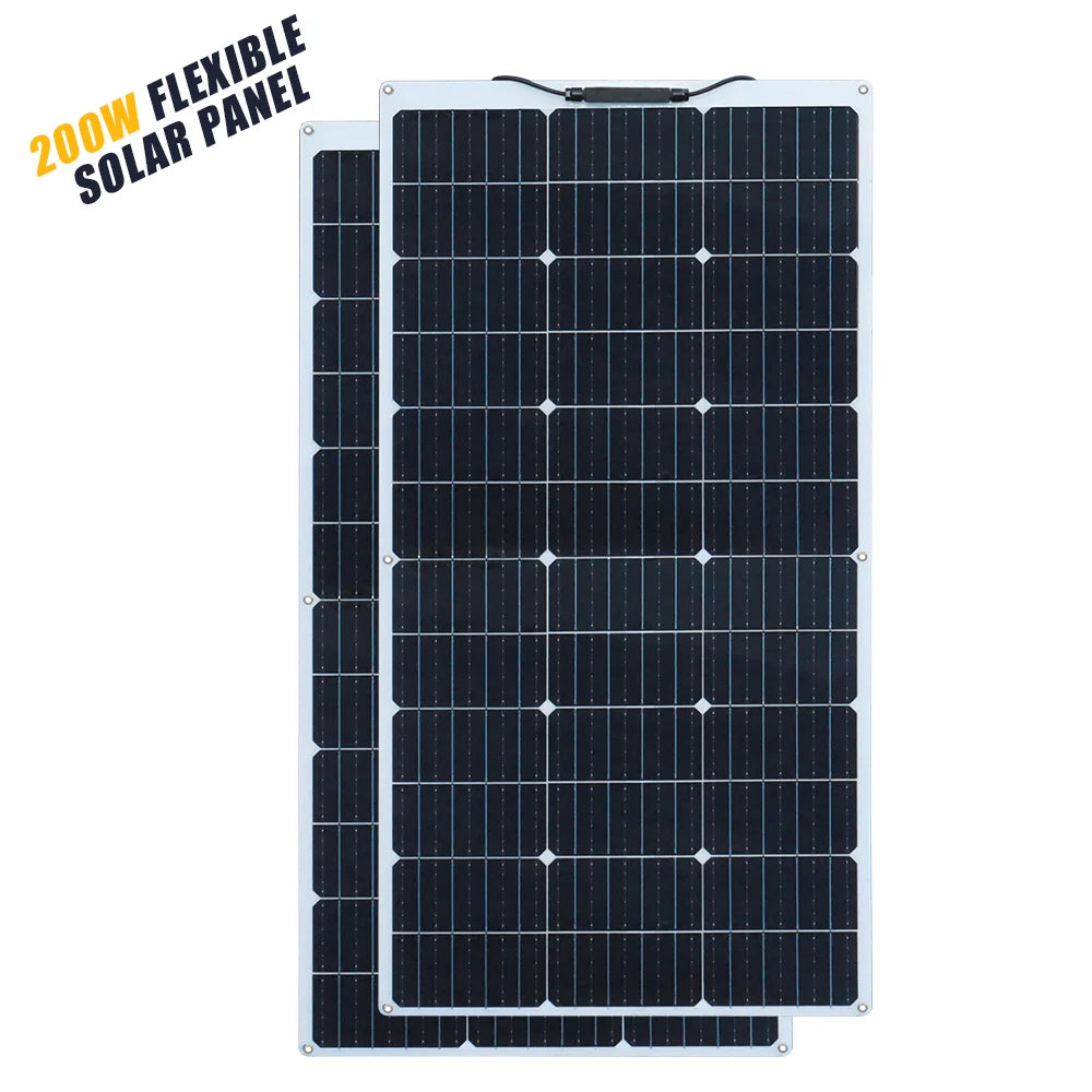 500W 400w 300W 200w 12v portable Solar Panel Flexible 18V 100W 1000W Solar kit