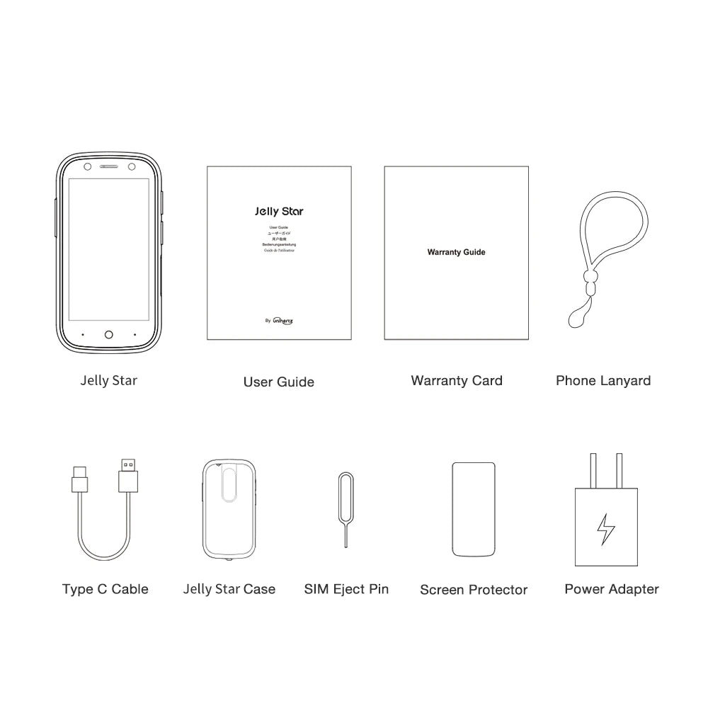 4G Android 13 8GB 256GB  Transparent Back shell
