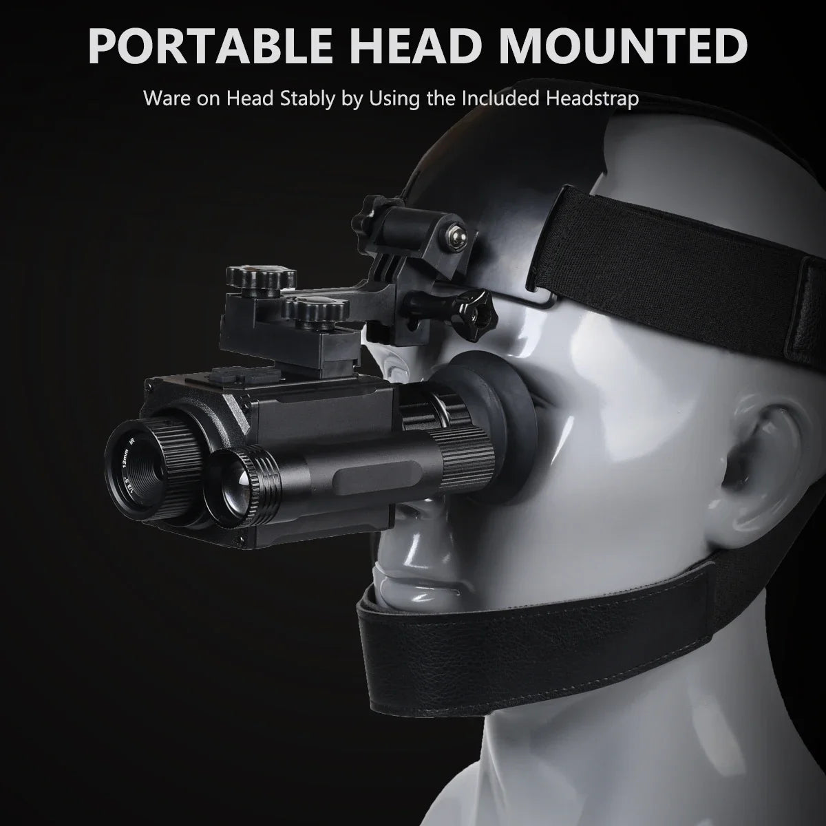 HD 1080P Night Vision Goggles with Head-Mounted and Helmet-Mounted