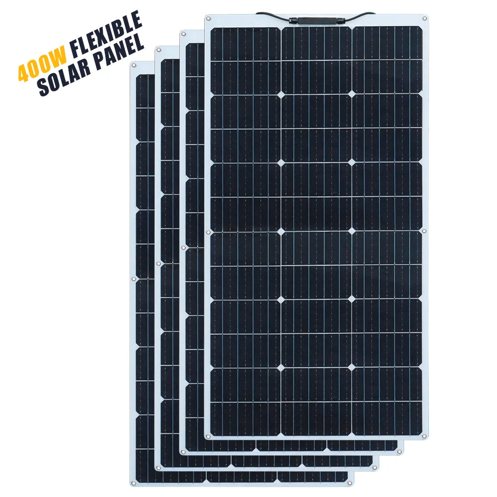 500W 400w 300W 200w 12v portable Solar Panel Flexible 18V 100W 1000W Solar kit