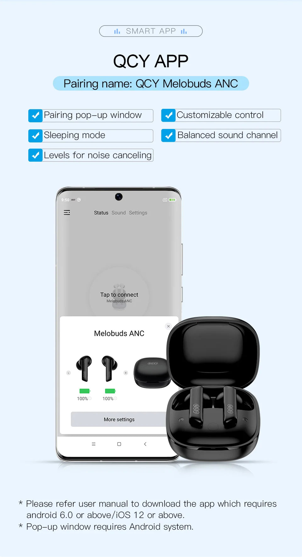 Wireless TWS Bluetooth  Earbuds, Noise cancelling