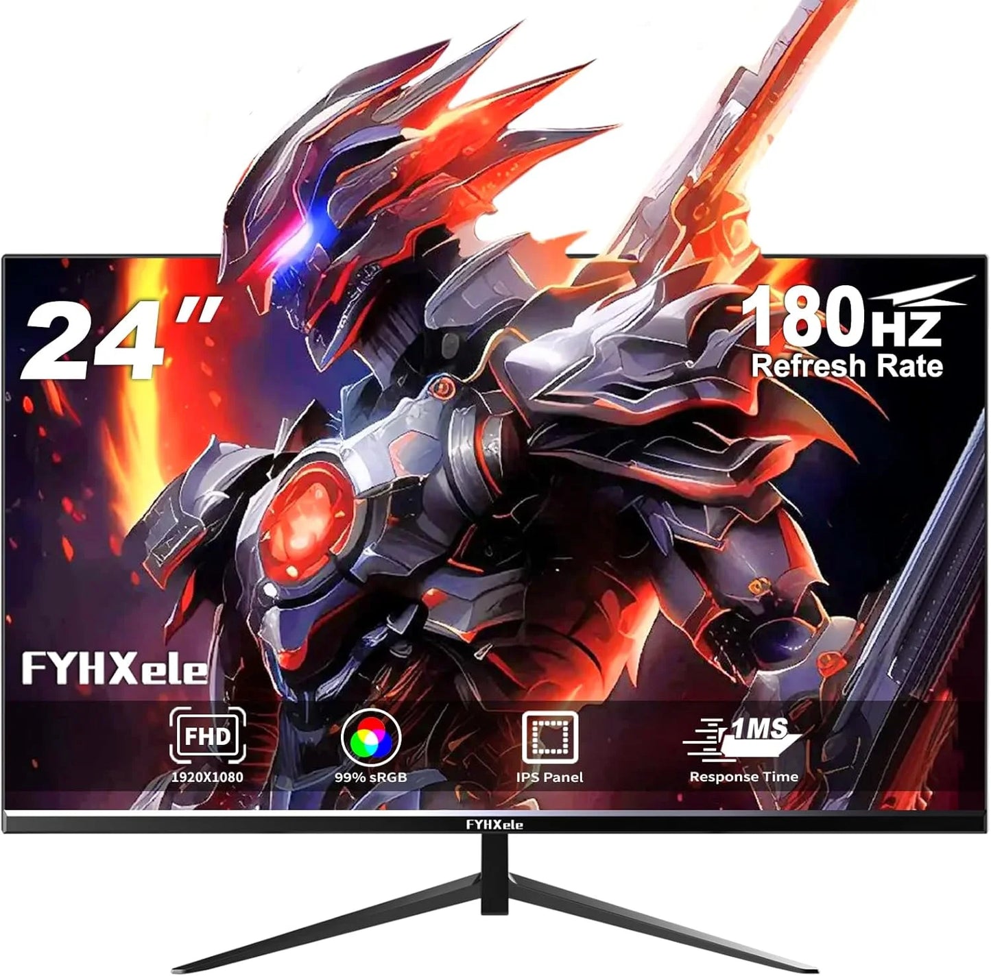 24Inch 180Hz Gaming Monitor 1K FHD Computer Display, Eye Care Screen