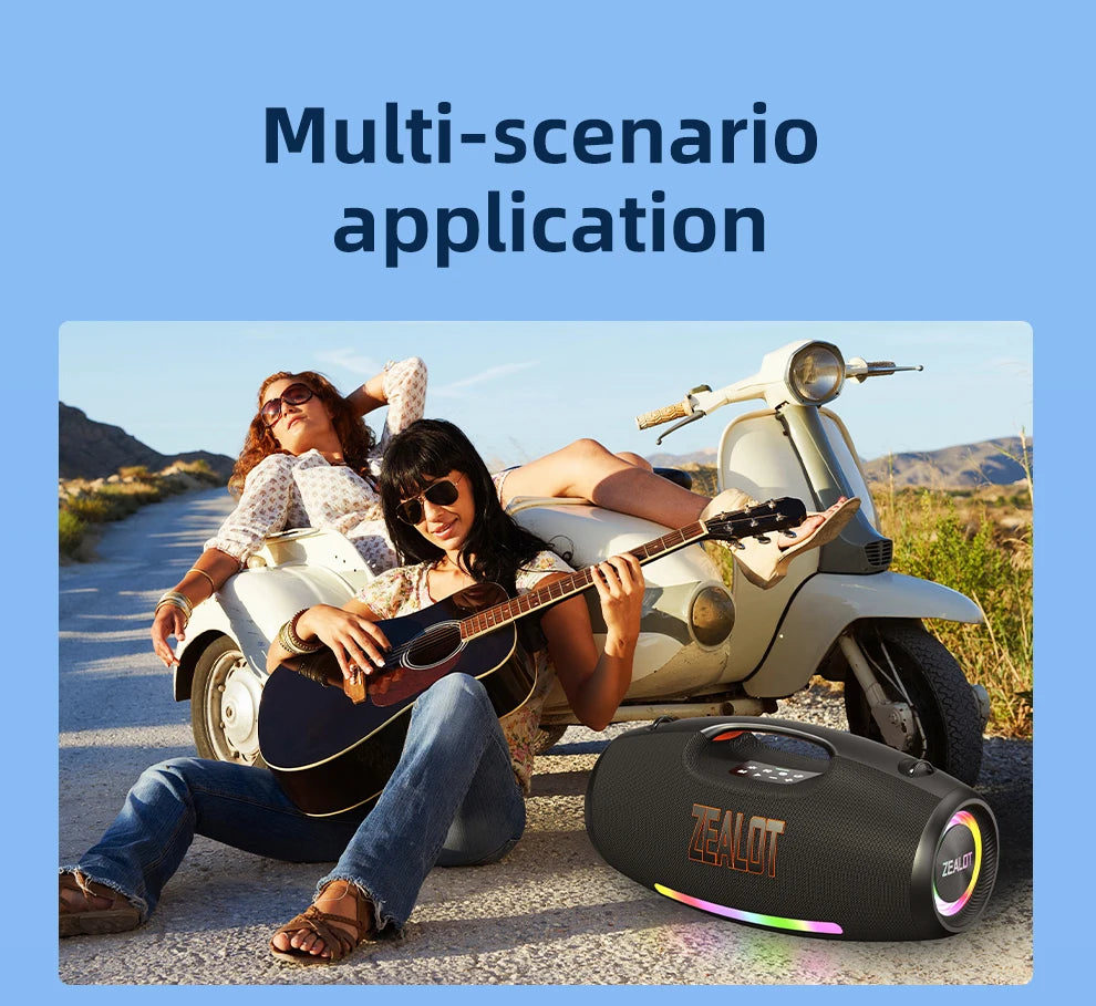 250W Portable Bluetooth Speaker, Waterproof