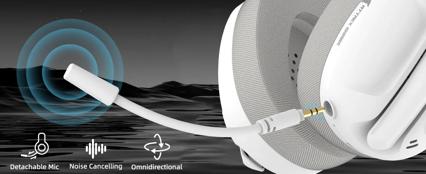 Ultra-Light Wireless Gaming Headset for PC/PS4/PS5/Switch/Xbox