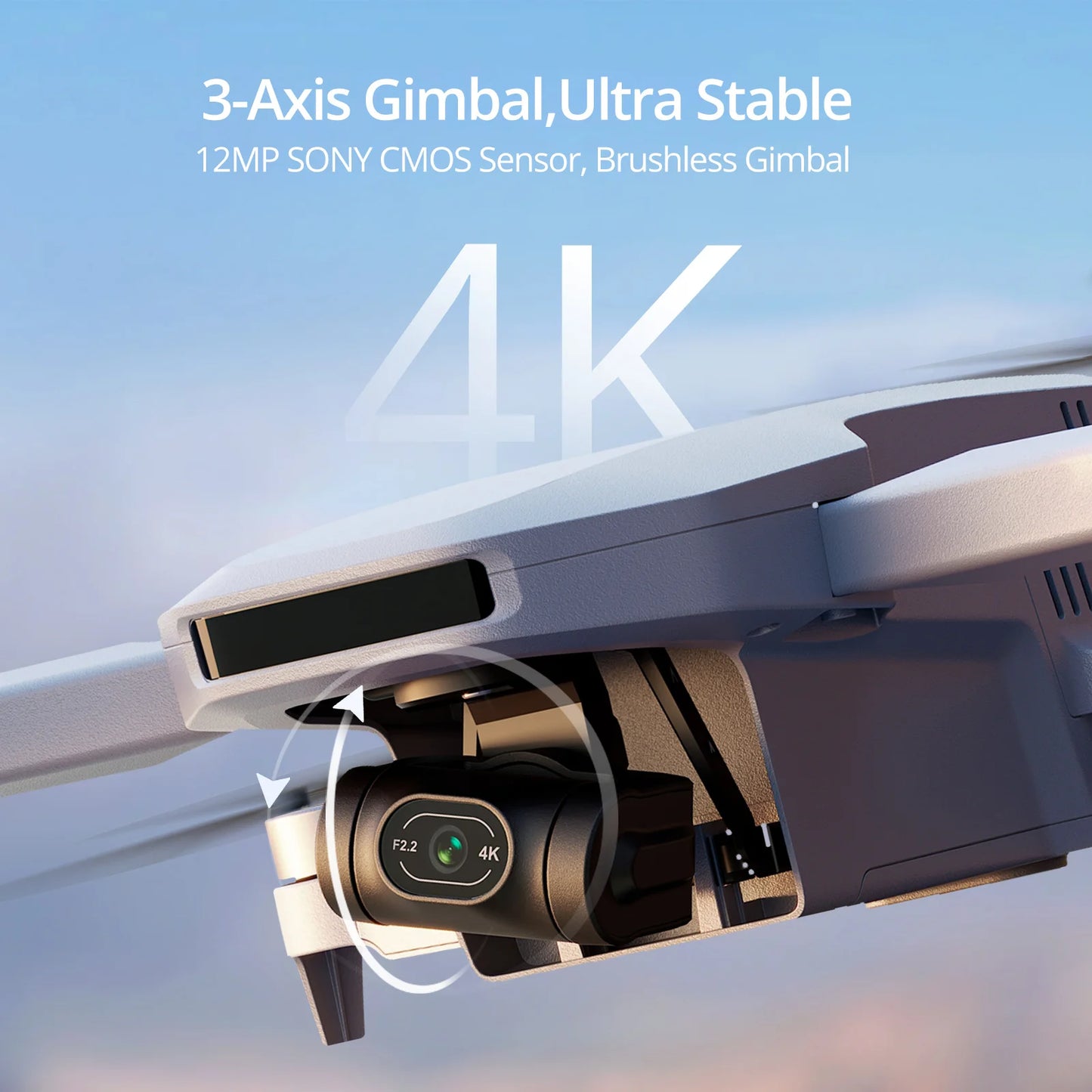 3-Axis Gimbal 4K GPS Drone,