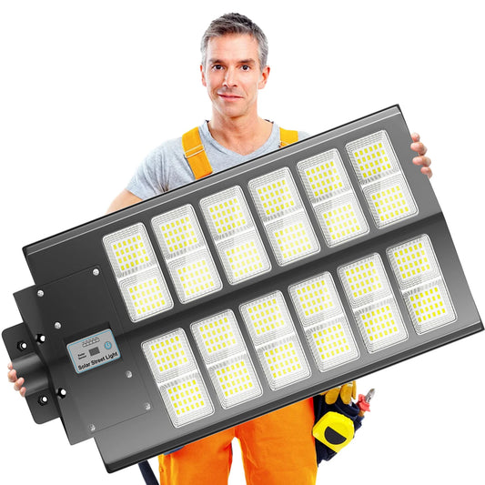 6000-watt waterproof solar street lights.
