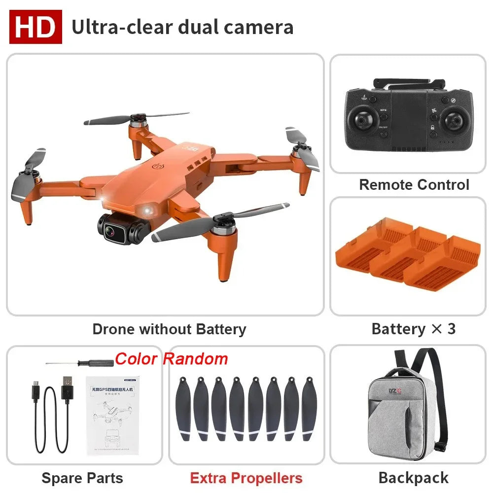 4K Professional 5G GPS HD Dual Camera Brushless Drone