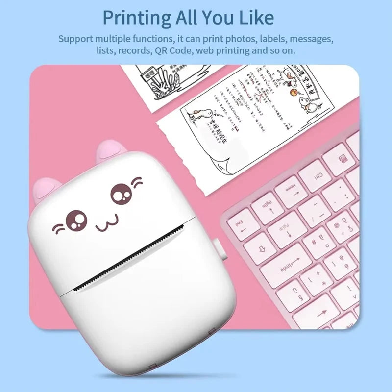 Portable Mini Bluetooth WiFi New Wrong Printer