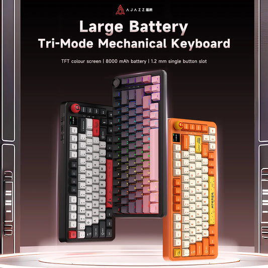 2.4G wireless/Bluetooth/wired gaming mechanical keyboard