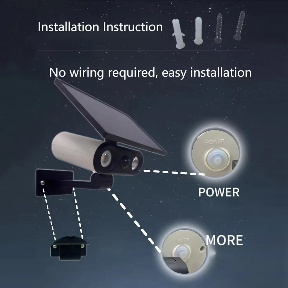 Multifunctional Solar Lamp, Waterproof Motion Sensor.