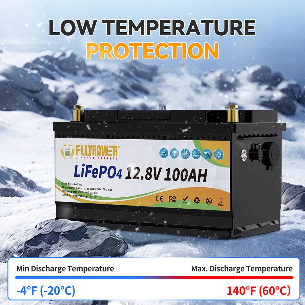 Lithium Battery, RV Boat Motors Inverter Solar Wind Lithium Iron Phosphate Battery