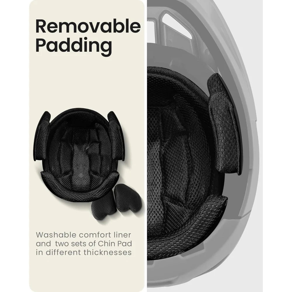 Full face mountain bike helmet , ventilated
