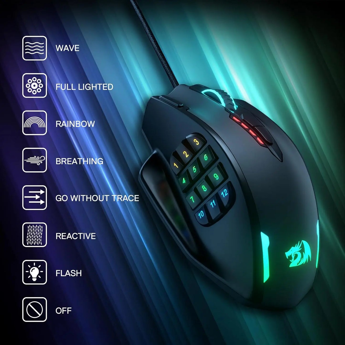 LED USB Wired Gaming Mouse