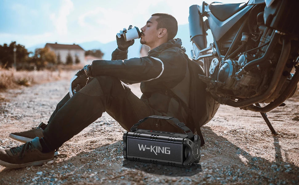Bluetooth Speaker, 90W Peak, Waterproof, Wireless, Large Outdoor Portable Speaker