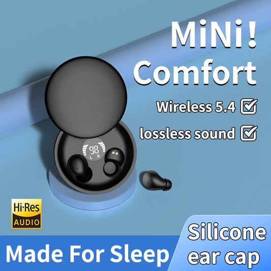 Bluetooth 5.4 Wireless Earphones Small Earbuds