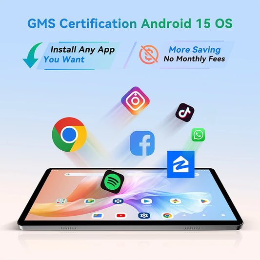 2025 Tablet Android 15 8-core,with face unlock