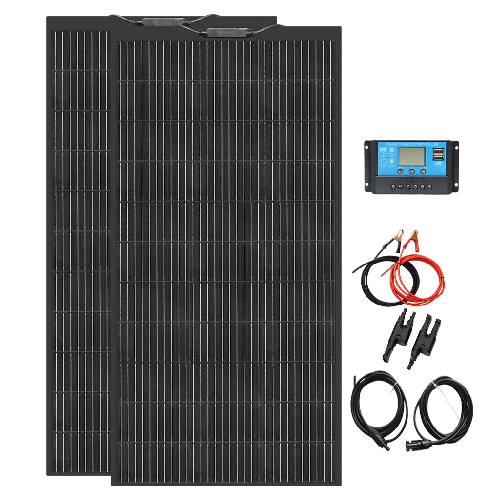 12V Flexible Solar Panel Kit
