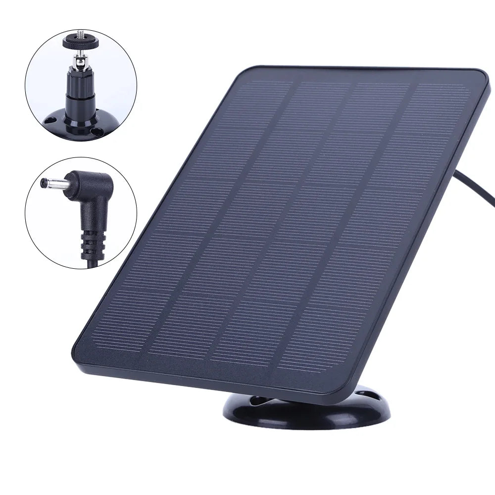 4W 5V Solar Panel Kit Waterproof Adjustable Wall Mount Bracket