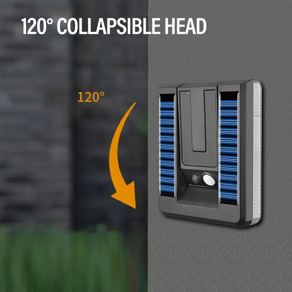 Solar Motion Sensor Outdoor Wall Light, Led Waterproof Dusk to Dawn