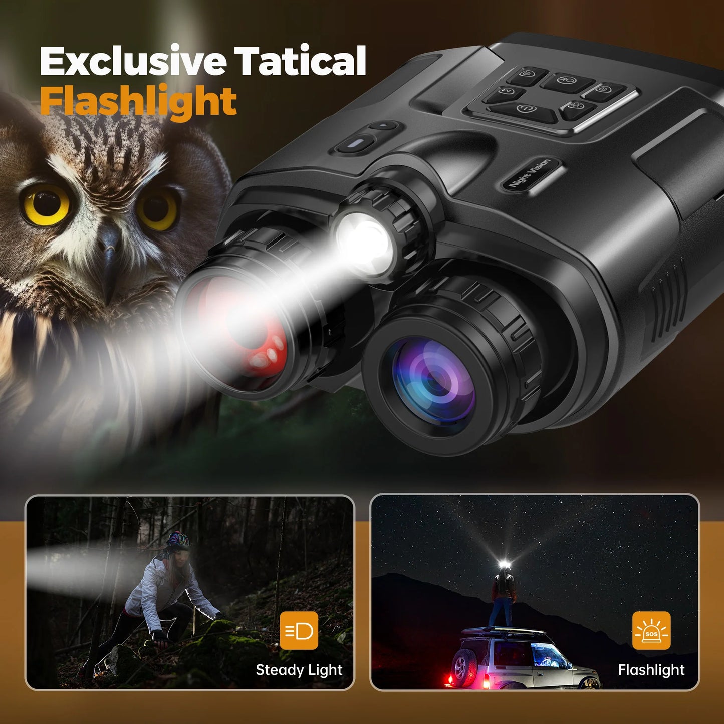 Night Vision Binoculars 4K Infrared