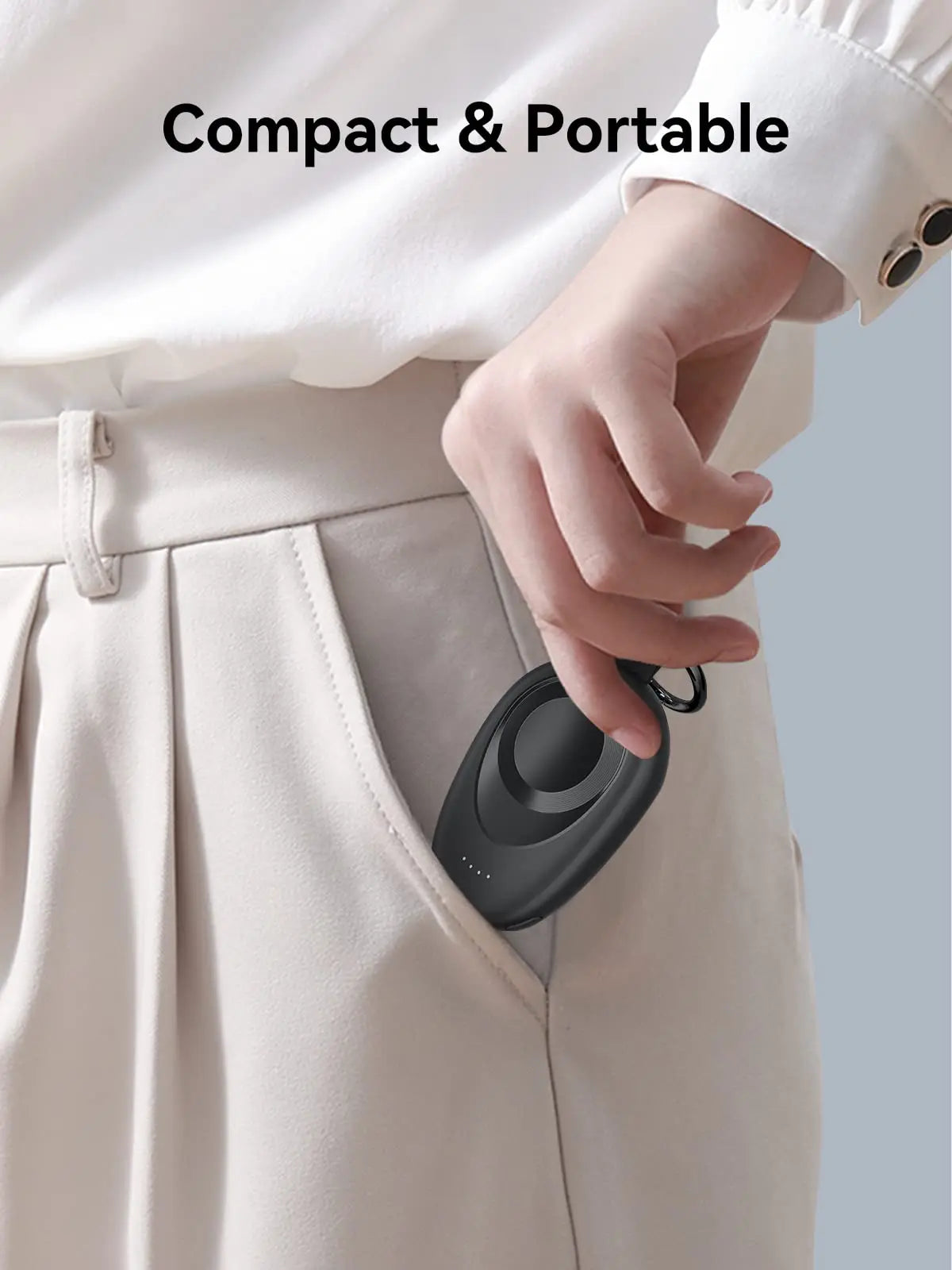 Portable Charger, Travel Power Bank , Wireless Keychain