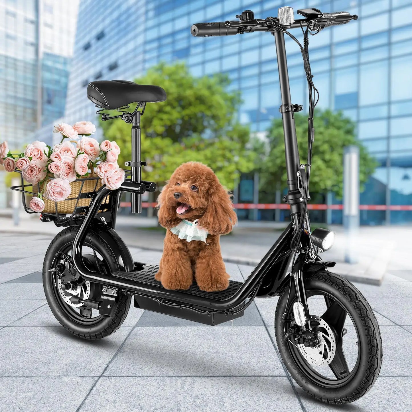 1200W Electric Scooters for Adults 14" Tire,