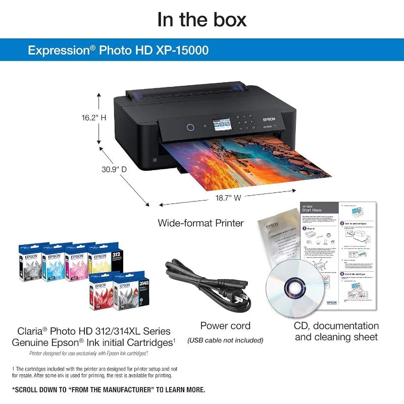 Epson Expression Photo HD XP-15000 Wireless color printer