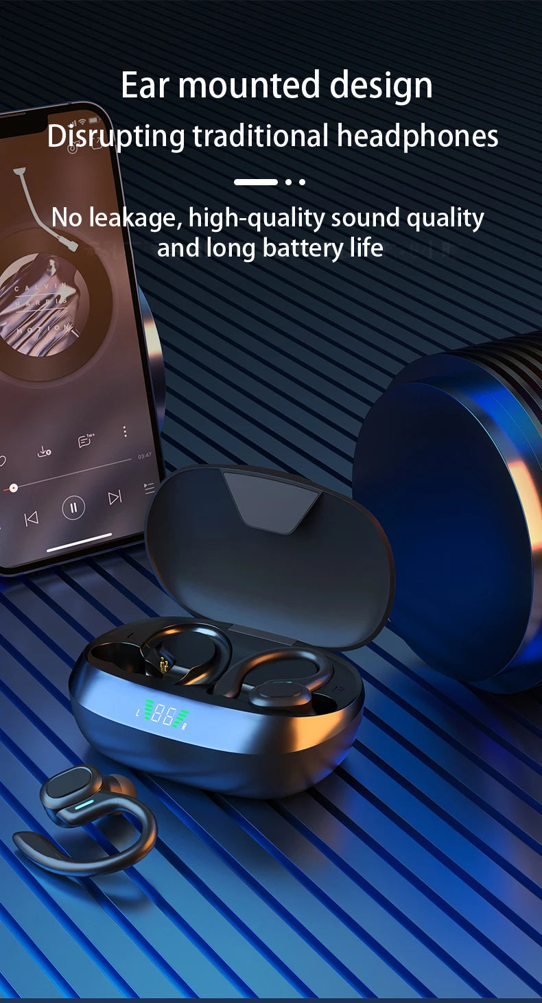 Wireless Earphones Sport Ear Hook, Waterproof