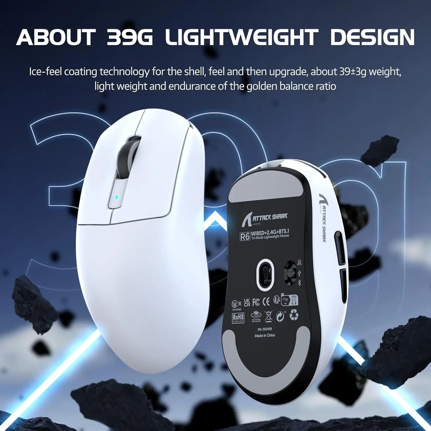 Lightweight Wireless Gaming Mouse
