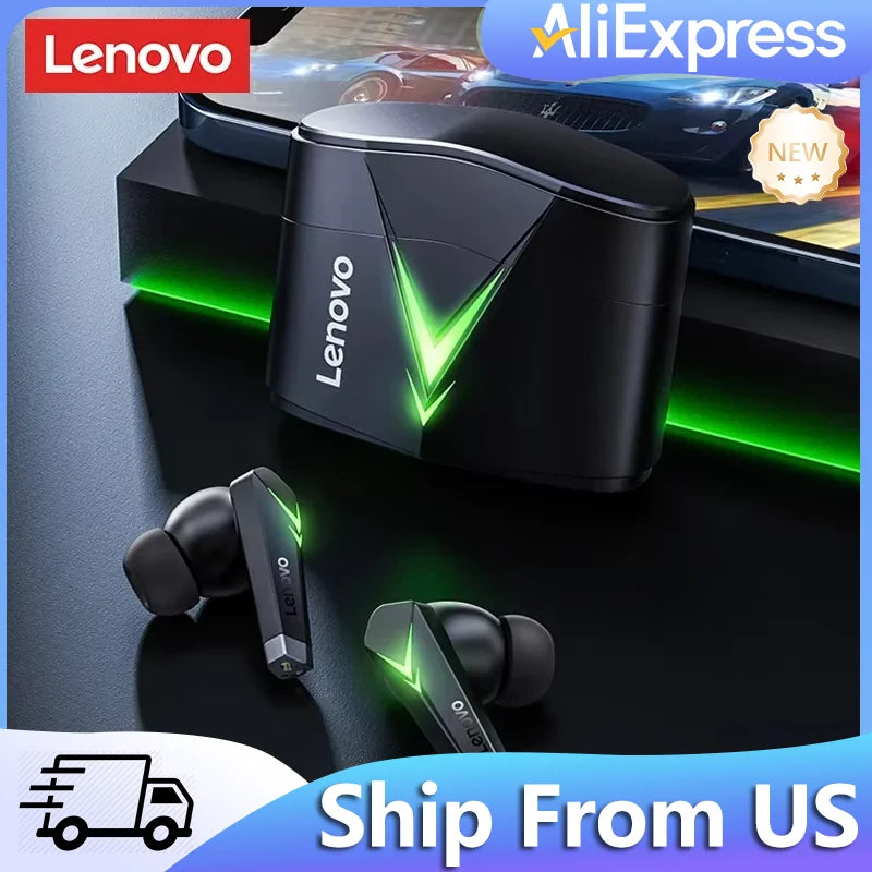 Lenovo LP6 Bluetooth 5.0 Headphones 9D Strong Deep Bass  Earbuds