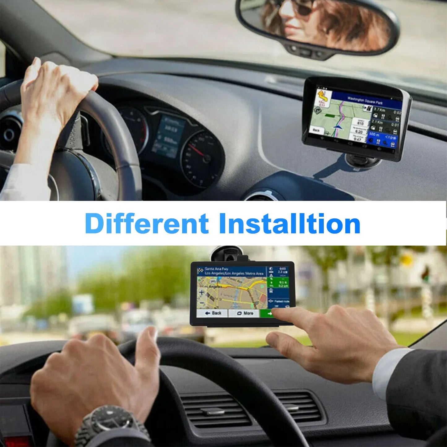 7 Inch HD Large Screen Car Truck GPS Navigation System