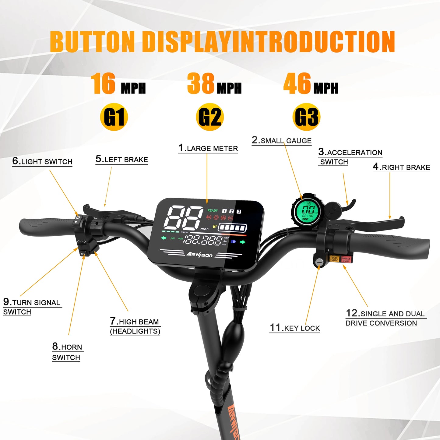 5600W Adult Electric Scooter Dual Motor
