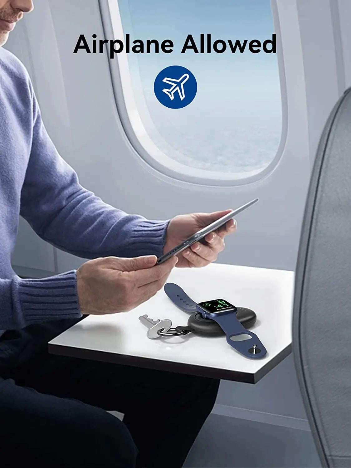 Portable Charger, Travel Power Bank , Wireless Keychain