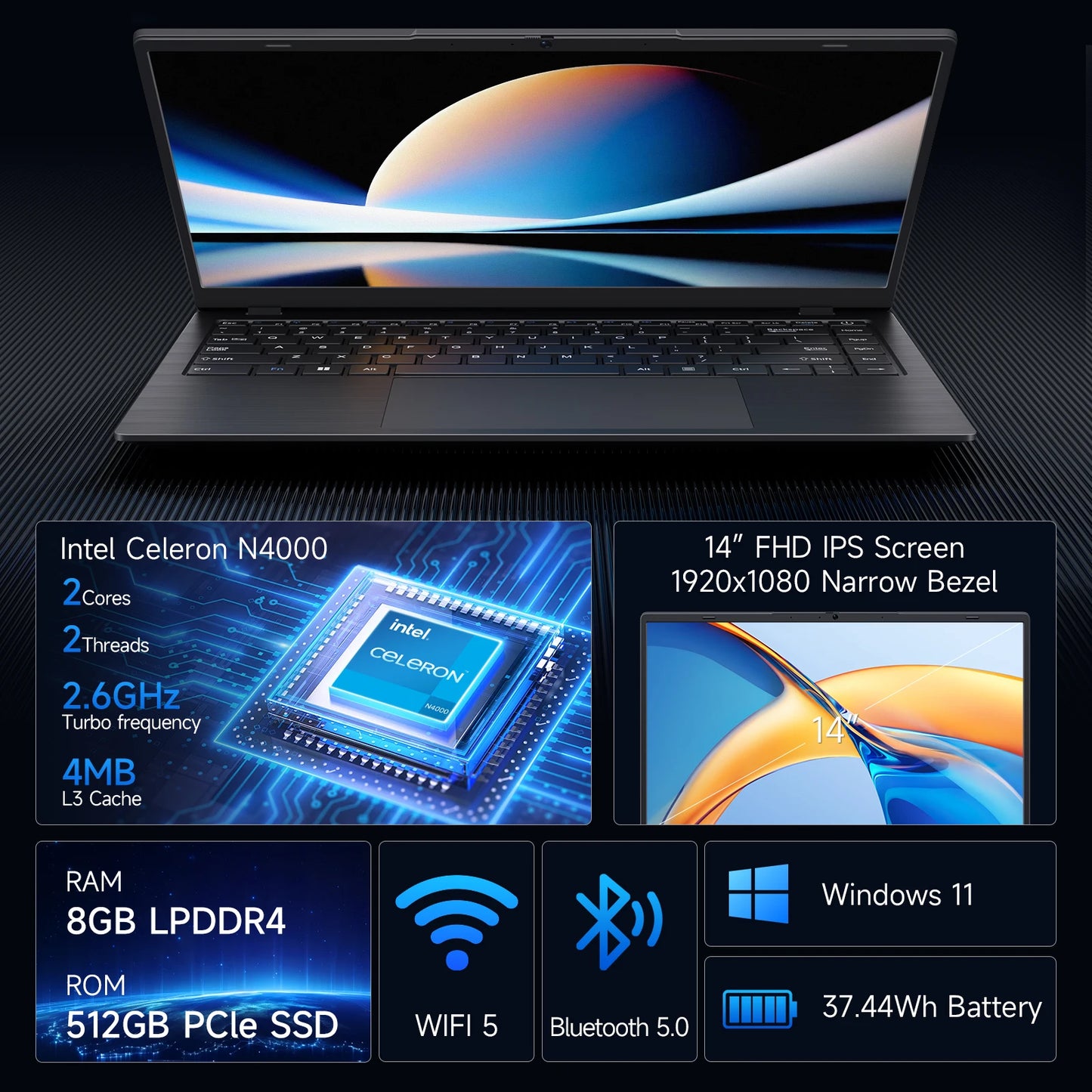 14 Inch Windows 11 Laptop