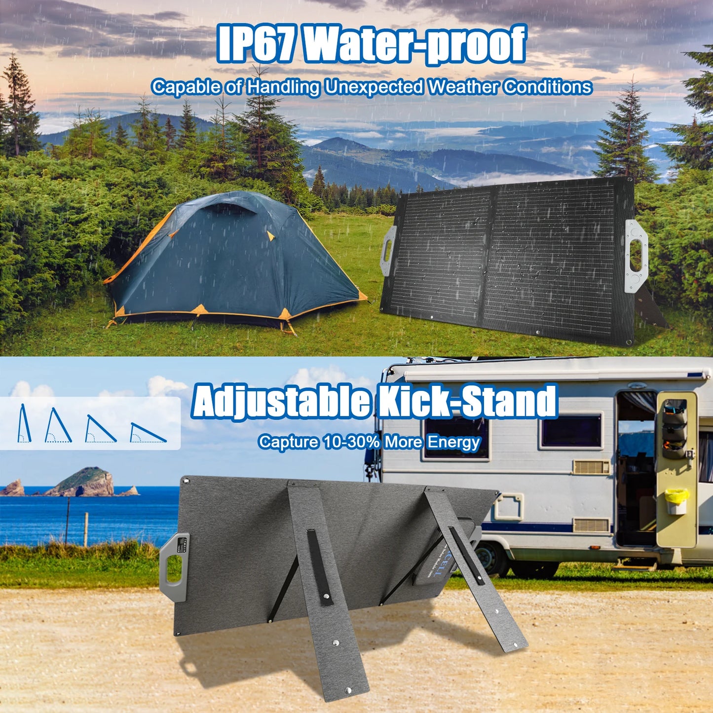 Flexible Foldable Solar Panel Kit