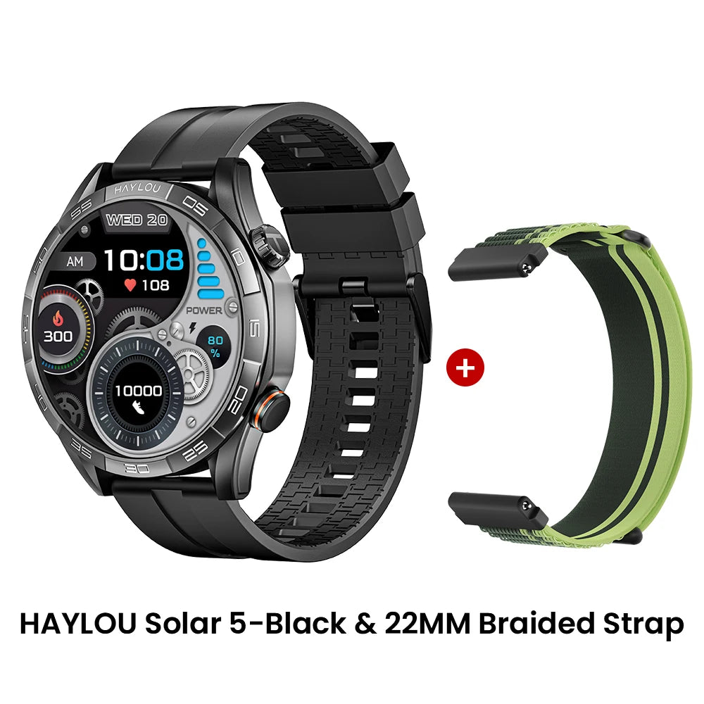 HAYLOU Solar 5 Voice Calling Smartwatch 1.58'' AMOLED Display