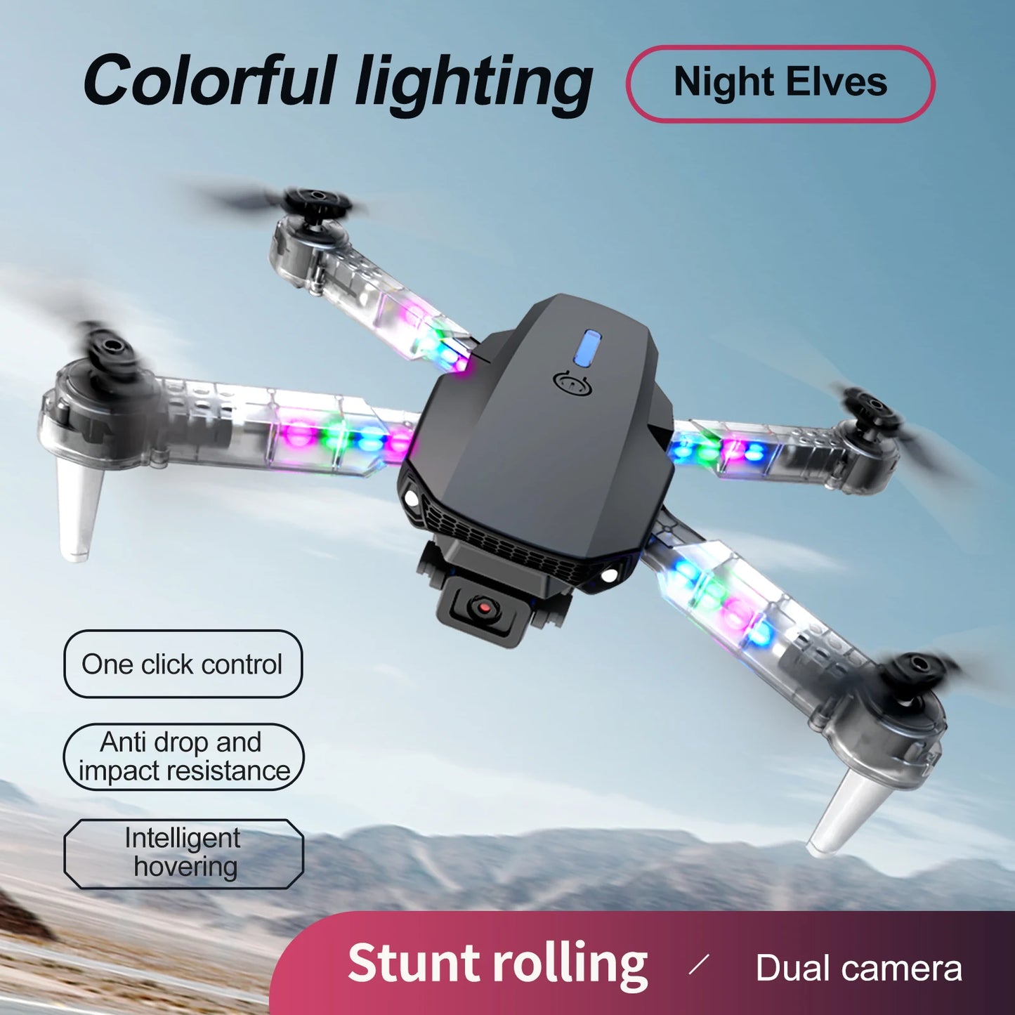 New RC Dual Camera Drone,4K