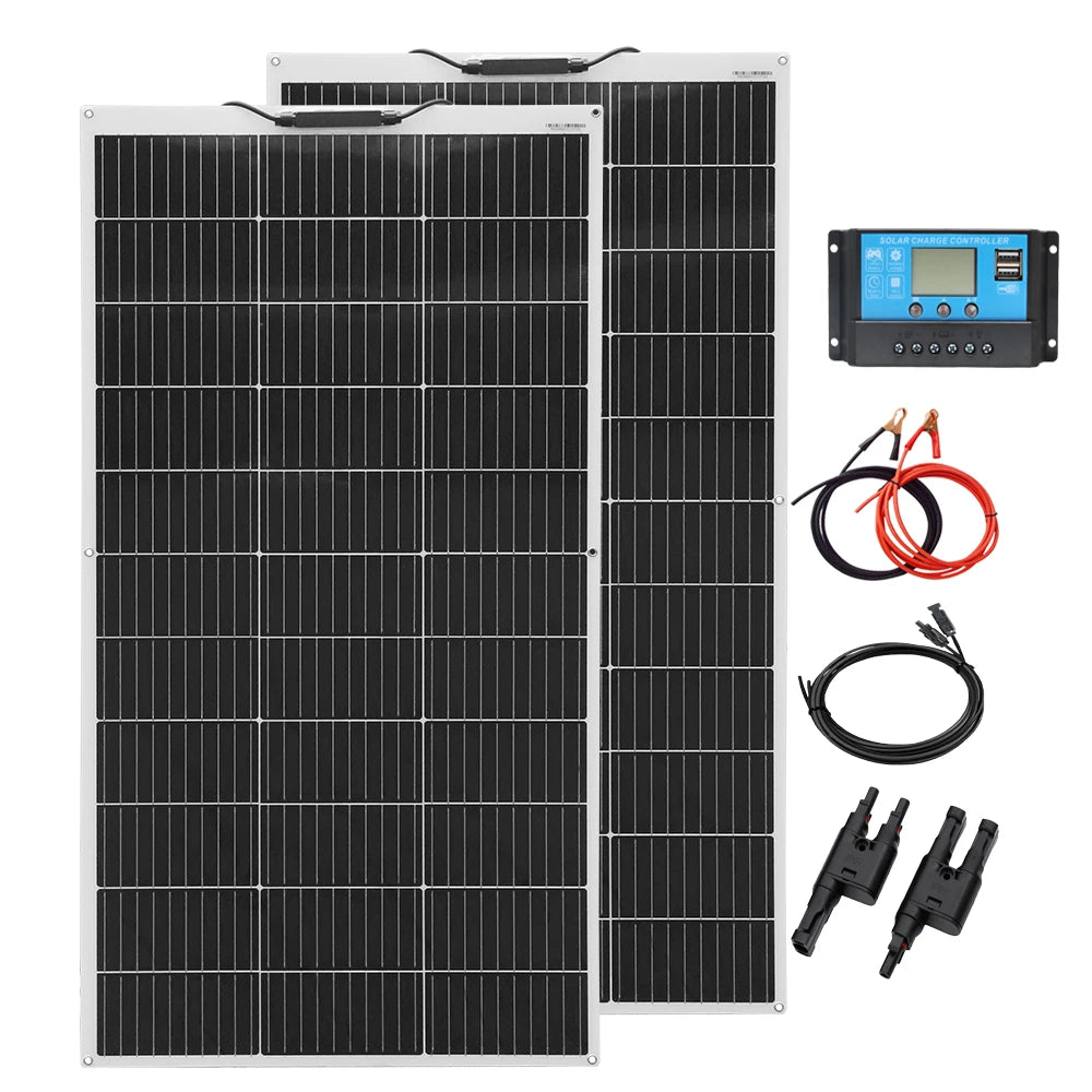 12V Flexible Solar Panel Kit