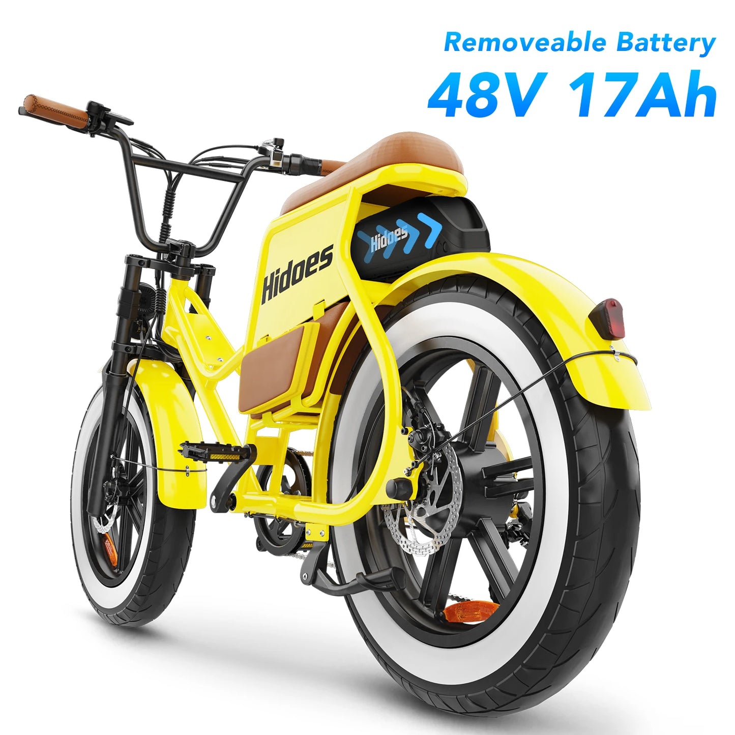 E-bike 700W Motor 48V17AH Lithium Battery Off-road Fat Tire .