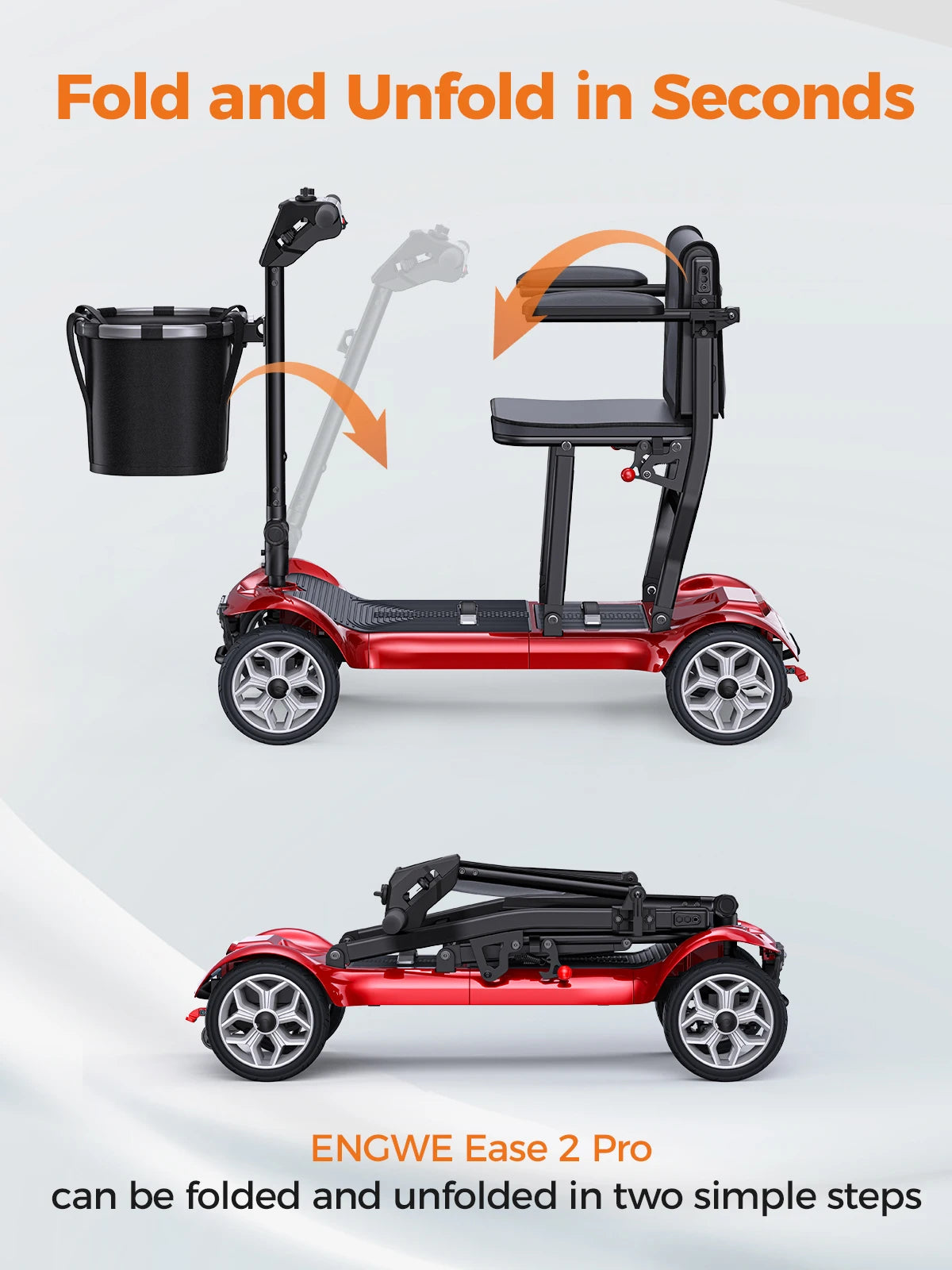 Electric Mobility Scooter For Adults And Seniors