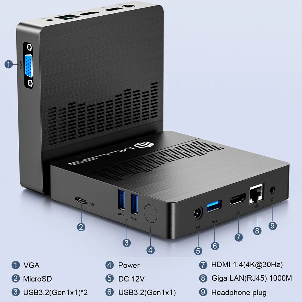 MLLSE M2 Air Mini PC Intel Celeron