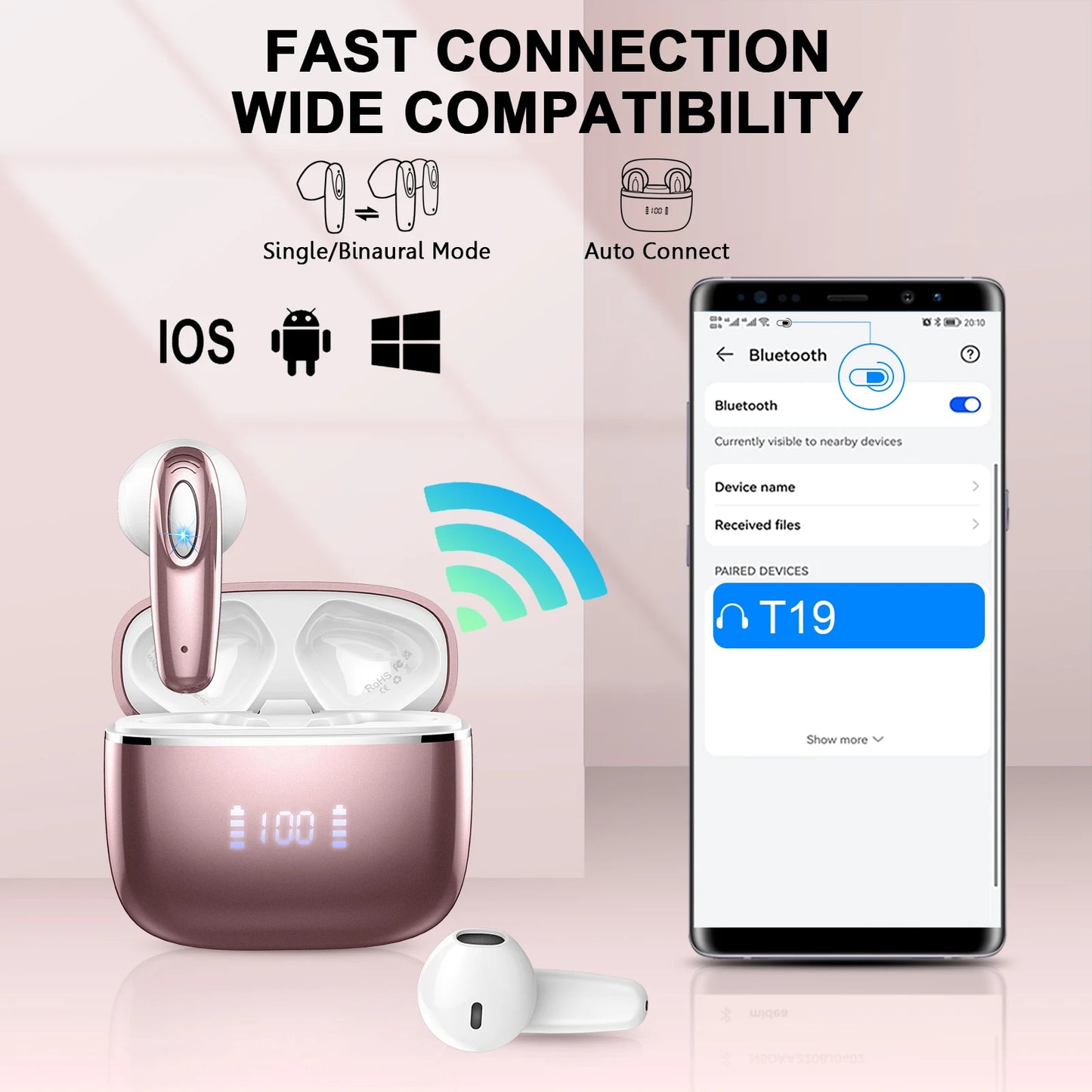 Bluetooth Wireless Earbuds