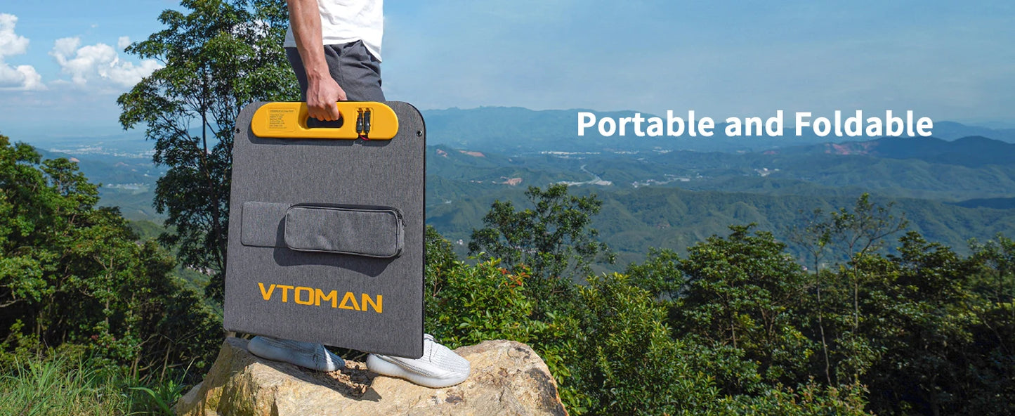 110W Portable Waterproof Foldable Solar Panel