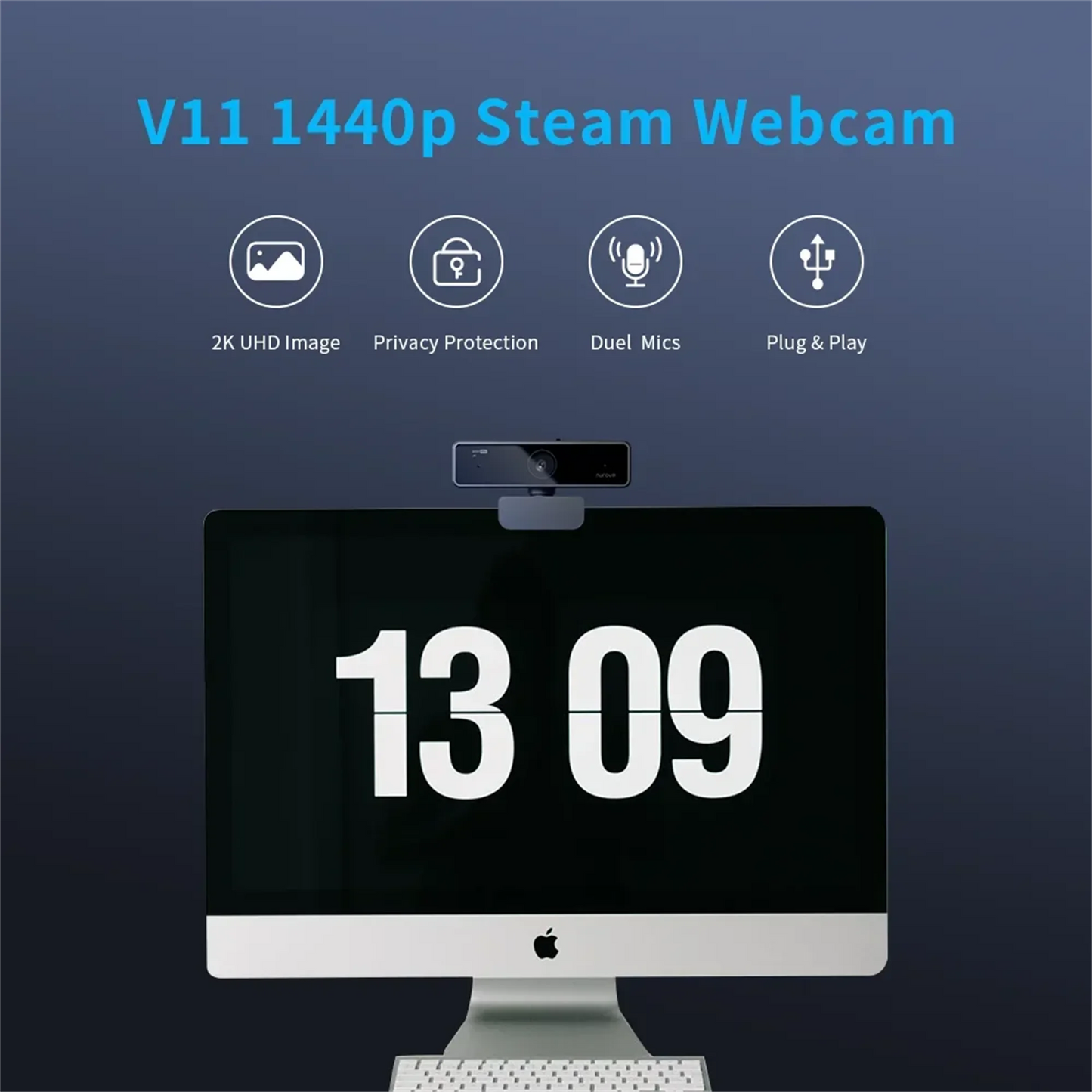 Webcam  for Mac/Laptop/Desktop/Computer