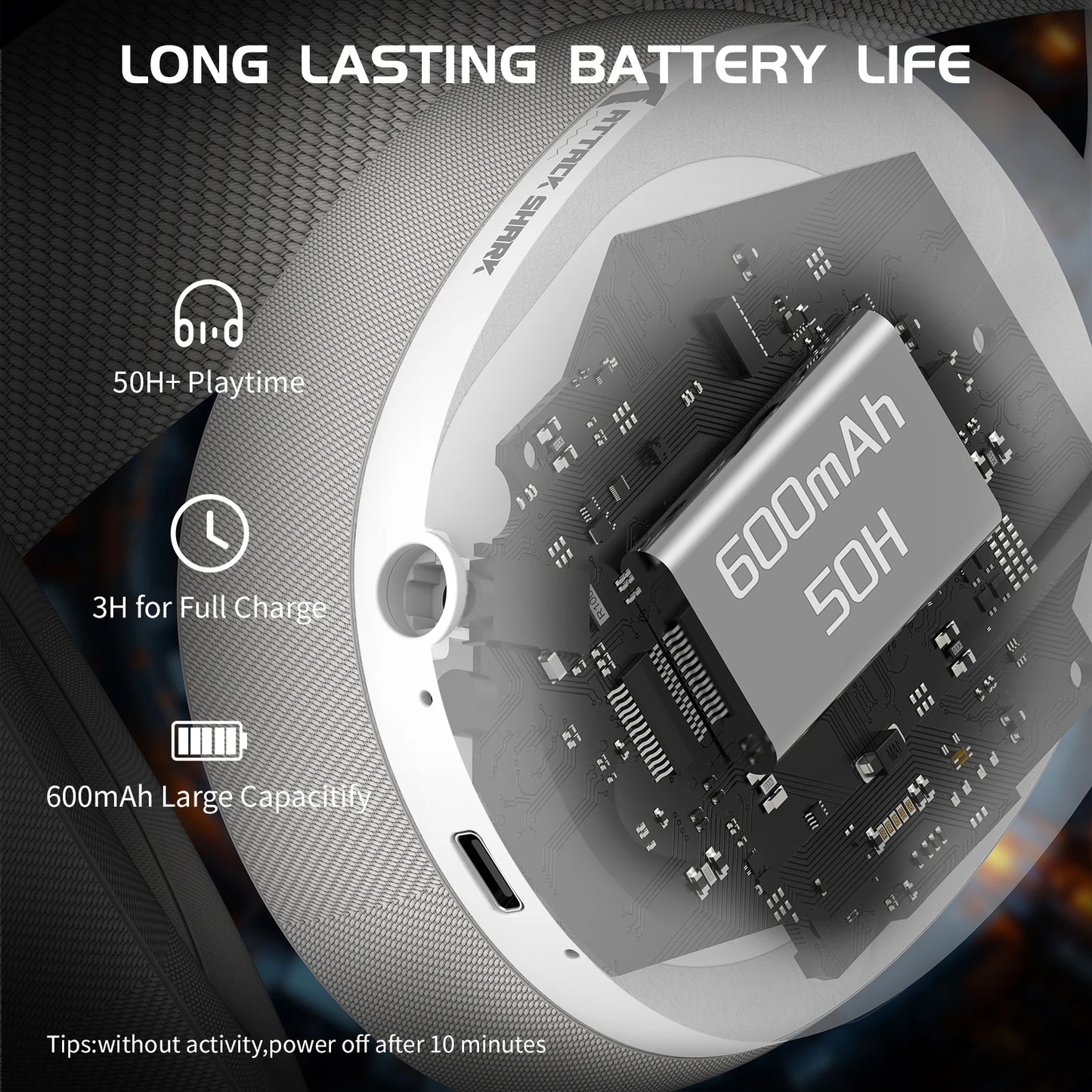 Ultra-Light Wireless Gaming Headset for PC/PS4/PS5/Switch/Xbox