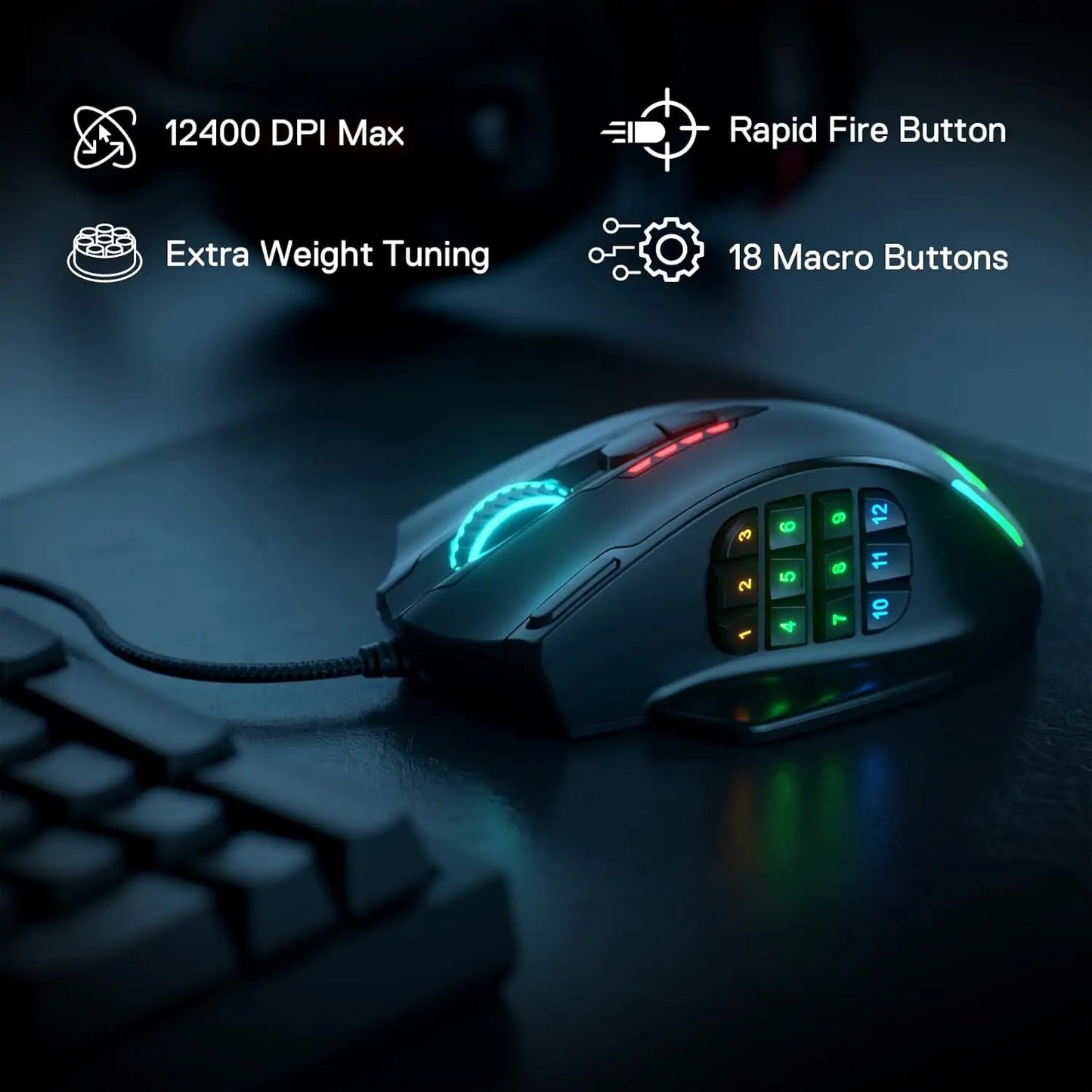 LED USB Wired Gaming Mouse