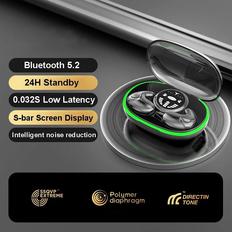 Invisible Sleep Earphones, Wireless , Waterproof  Touch Control Headsets