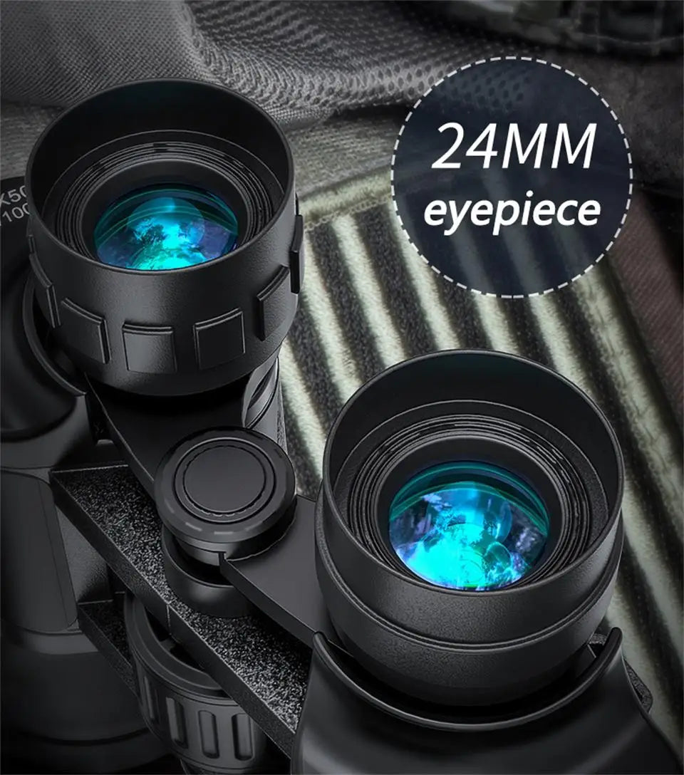 50000M German Military 20X50 Zoom HD BAK4-Prism Powerful Binoculars